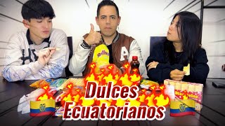 MEXICANO 🇲🇽 PRUEBA DULCES ECUATORIANOS 🇪🇨/ DIEGO CUEVA