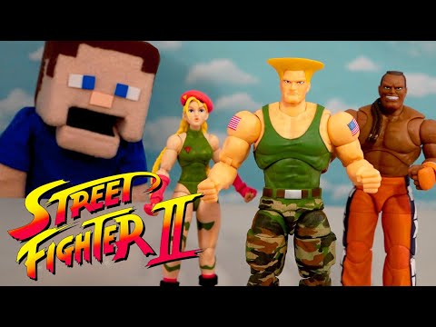 Street Fighter 2 Figures Jada Toys 2025 Cammy Guile SFII