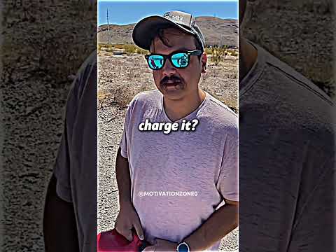 Guy runs his Tesla with gasoline 😂 #alphamale #automobile #mentalhealthcare #funny