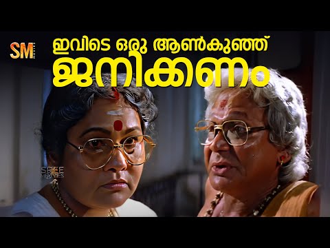 ഇവിടെ ഒരു ആൺകുഞ്ഞ് ജനിക്കണം | Comedy Scene | Jayaram | Biju Menon | Aadyathe Kanmani Movie Scene