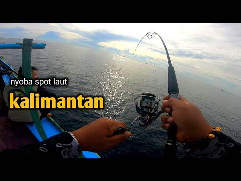 MANCING DI LAUT KALIMANTAN!! HASILNYA LANGSUNG DI BAKAR