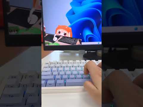 Keyboard Tapping Fun! ⌨️ #Funny #Cute #Gaming #UmaruChan