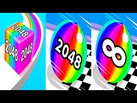 Jelly Run 2048 VS Ball Run 2048 VS Ball Run 2048 Infinity - All Levels Gameplay Android iOS Ep 1