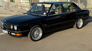 BMW  E28 / 10 ans de rénovation un résultat magnifique
