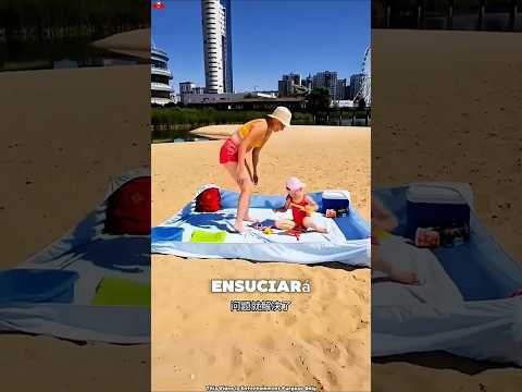 La Mamá De Chinqui Hace Increíbles  Trucos En La Playa