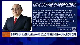 Dirut BUMN Agrinas Pangan Joao Angelo Mengundurkan Diri