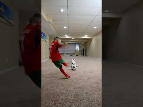 Perfect Crossbar Challenge-I Couldn’t Miss! ⚽️🐐🔥 #futbol #football #soccer #subscribe