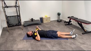 Développé avec kettlebell
