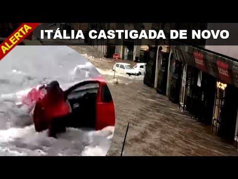 Ciclone Raro Inunda Cidade da Itália na Sicília