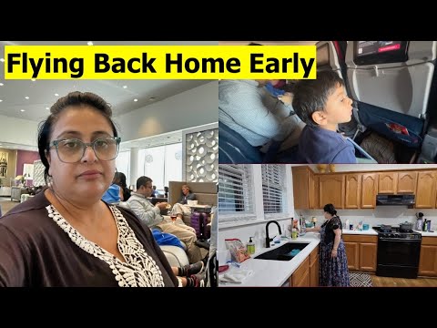 Flying Back Home Early !!! Unexpected | Travel Vlog | Simple Living Wise Thinking