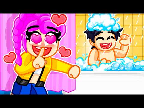 ESPIONEI MEU CRUSH JINU no ROBLOX! (Kpop Demon Hunters)