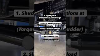 4 signs your Transmission is DYING