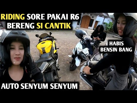 NYORIDE PAKAI R6 BARENG SI CANTIK