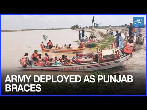 YouTube video thumbnail:  Pakistani Army Deployed as Punjab Faces Flood Emergency