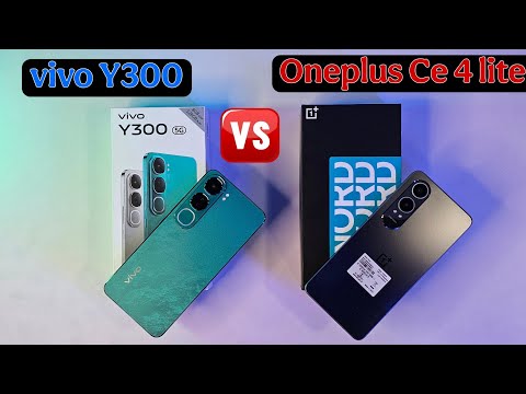 Vivo Y300 5G Vs Oneplus Nord CE4 Lite 5G Unboxing | Comparison | Camera | Price | Full Details