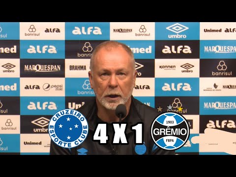 Entrevista coletiva Mano Menezes após Cruzeiro 4x1 Grêmio