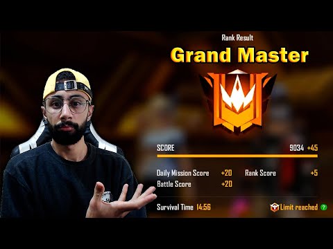 FREE FIRE 🔥 Grandmaster 🔫 فري فاير : الكراند ماستر في آخر السيزون