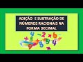 Operações com Números Decimais e Moeda