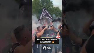 TORCIDA DO CORINTHIANS FAZENDO A FESTA EM LONDRES 🔥