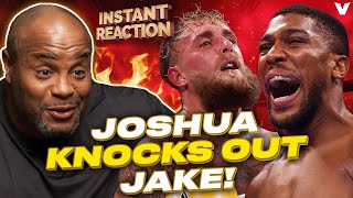 Daniel Cormier REACTS to Anthony Joshua KNOCKING OUT Jake Paul | Boxing INSTANT REACTION