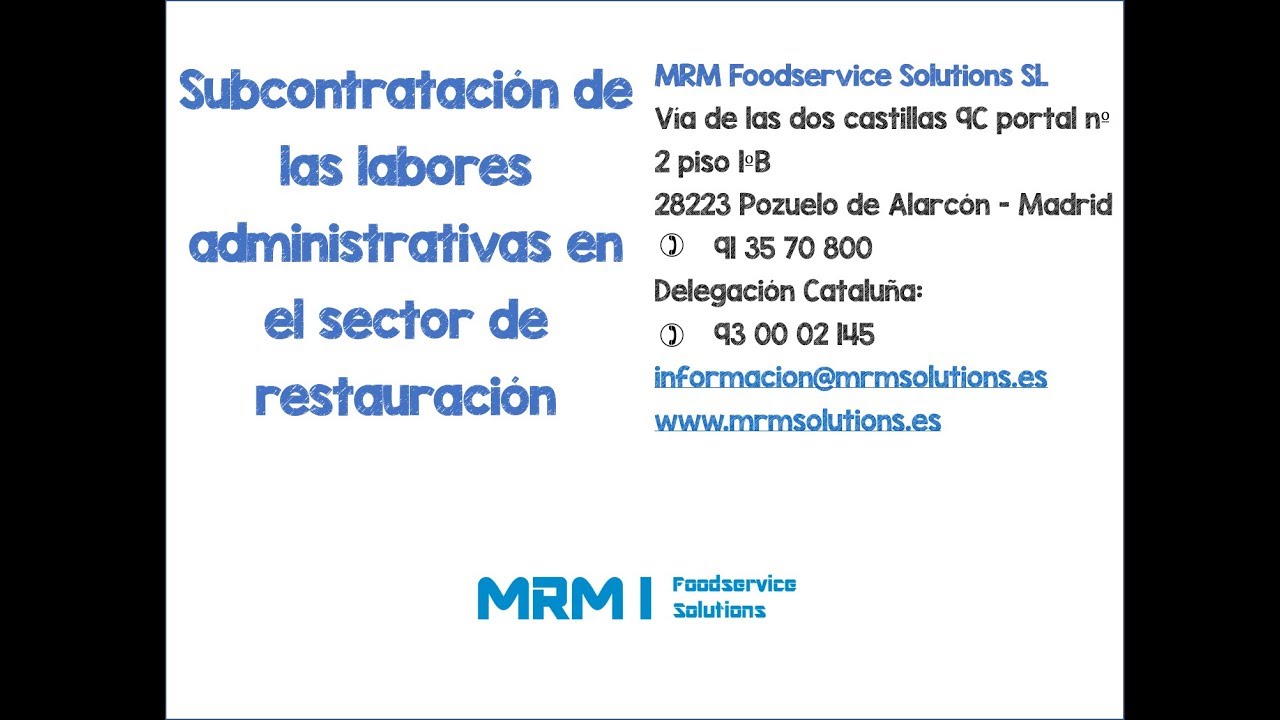 Video de empresa de MRM Foodservice Solutions