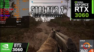 S.T.A.L.K.E.R 2 Patch 1.8 RTX 3060 + Ryzen 3600 - FPS Test