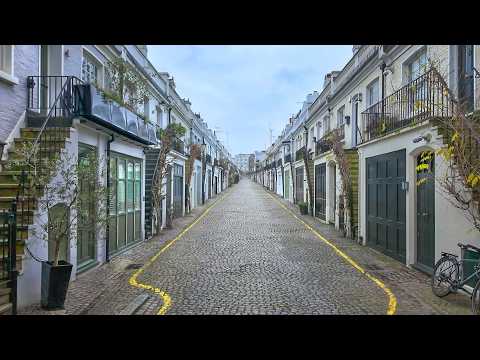 London Walk Tour 2025 🇬🇧 Notting Hill and Kensington Upmarket London Walk | 4K HDR