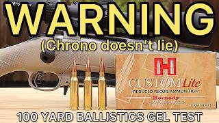 7mm-08 BURNOUT!?! Hornady Custom Lite SST AMMO REVIEW