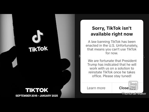 TikTok Ban in the United States; A Day Ahead of Donald Trump's Presidential Inauguration Ceremony 🚨🚨