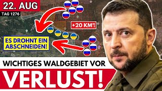 Ukraine kurz vor Verlust des befestigten Gebiets im Serebrjanka-Wald, gelungener Gegenstoß vor Iskra
