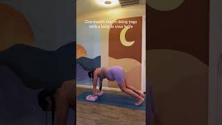 Doing what I love with my greatest love #momlife #yoga #prenatalfitness #postnatalyoga