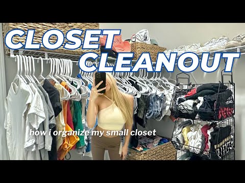 EXTREME CLOSET ORGANIZATION (decluttering & wardrobe transformation)