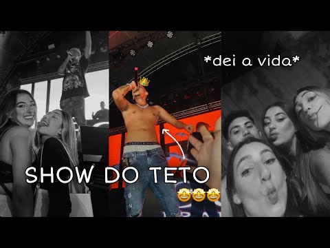 VLOG DO MEU FINAL DE SEMANA {SHOW DO TETO E VULGO FK}