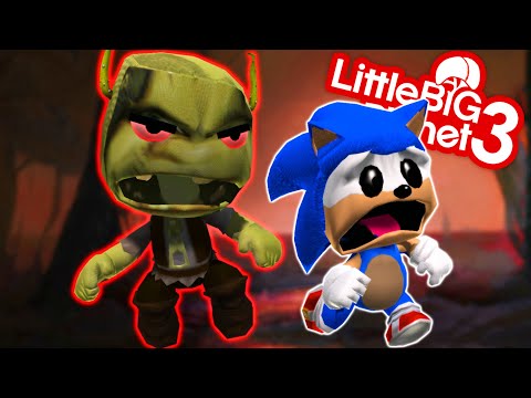 Sonic Lost in Shrek’s Swamp - Horror Level - LittleBigPlanet 3 PC Gameplay | EpicLBPTime