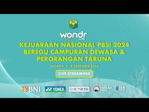 KEJUARAAN NASIONAL PBSI 2024 HARI KE 5 - COURT 4