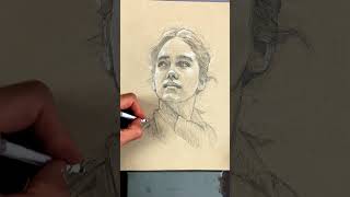 Sketching Jennifer Connelly #art #portrait #JenniferConnelly