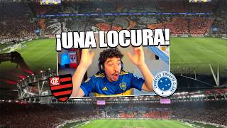 🇦🇷 ARGENTINO REACCIONA a HINCHADA de FLAMENGO vs Cruzeiro 😱 | Copa Libertadores 🏆