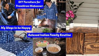 बहुत दिनों बाद एक शानदार ,Ghar में बनायें DIY Shoe Rack, Relaxed Evening Routine, Indians in Chicago