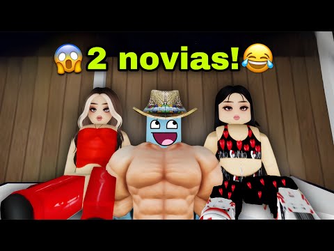 PIJAMADA CON MIS 2 NOVIAS EN BROOKHAVEN😱🥵...(muy loco)