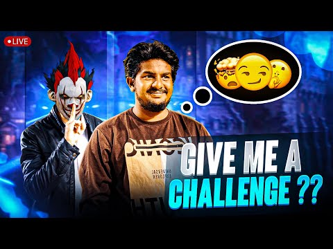 GIVE ME AA CHALLENGE🔍 LET'S DO IT 🔥MOBILE PLAYER IS BACK👑 || TELUGU FACECAM LIVE🛑
