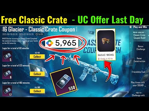 Get Free M4 Glacier Classic Crate | M4 Glacier New Event | Get Free Google Play Point | Prajapati
