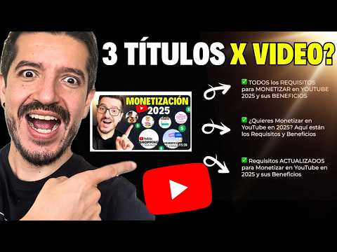 ¿3 TÍTULOS por Video? La Nueva Función para Canales Pequeños que habilitará YouTube en...