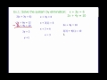 Solving Systems of Equations