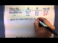 Partial Fraction Decomposition Concepts
