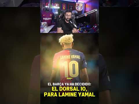 Dorsal 10 para Lamine Yamal#lamine #lamineyamal #dorsal #mancuer #viral #barça #futbol