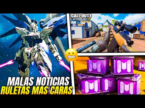 RULETAS MÁS CARAS + NUEVA ARMA + QUÉ PASÓ con la RAM? + EVENTO SECRET CACHES COD MOBILE x GUNDAM