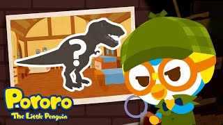 Where is the T-Rex?!🦖 | Detective Pororo Treasure Hunt 🔍 Solve the Mystery Together! | Kids Cartoon