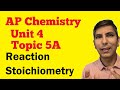 Stoichiometry and Chemical Reactions