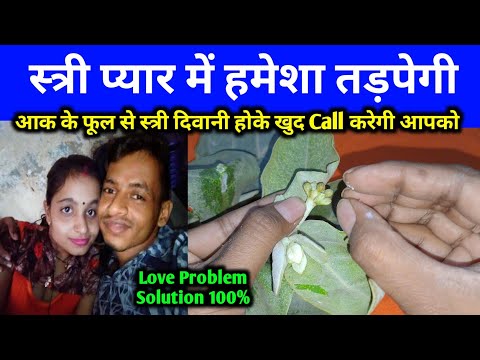 आक के फूल से स्त्री दिवानी होके 24 घंटे तड़पेगी Stri Deewani Ho Jayegi Pyar ke #vashikaran totke