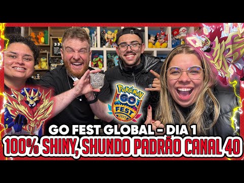 MELHOR EVENTO DO ANO!! ATÉ SHINY 100% (SHUNDO) TEVE! | GO FEST 2025 - Pokémon GO